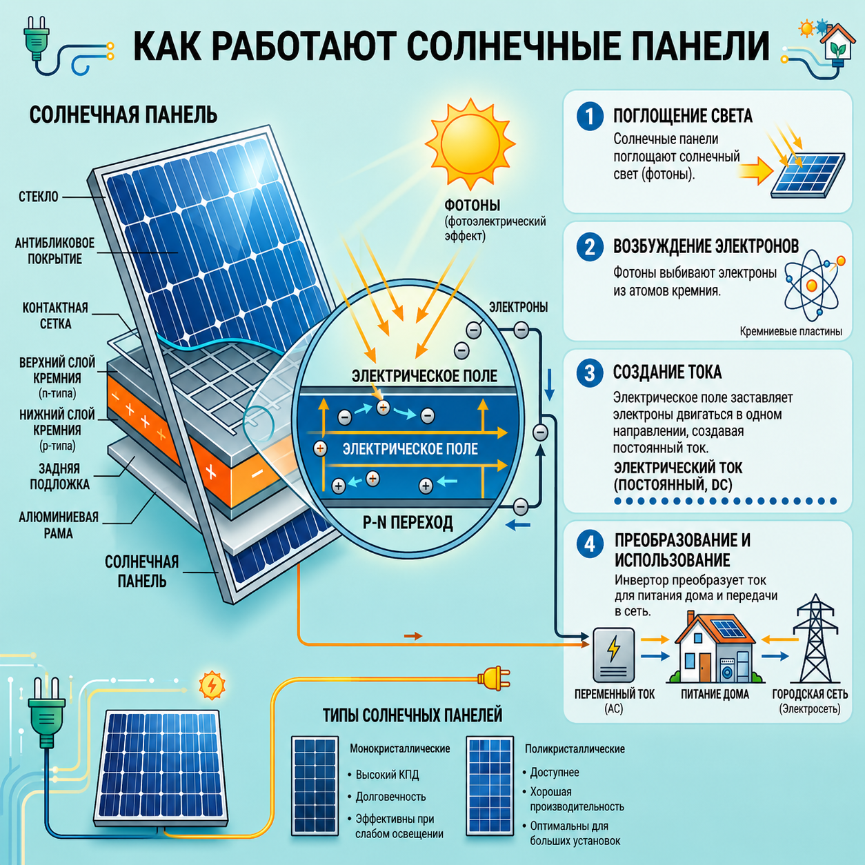 Обложка как работает солнечная панель для статьи